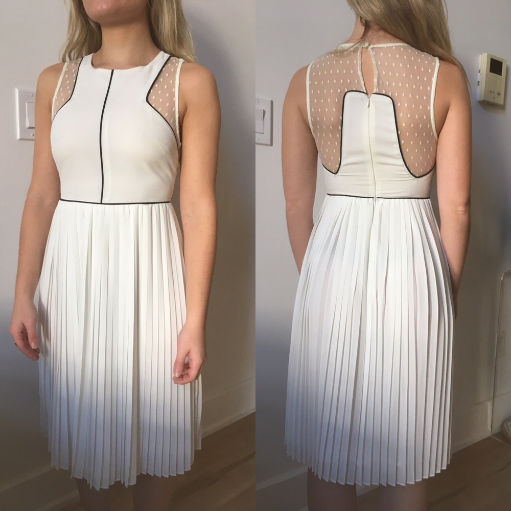 Pleated Midi Dress